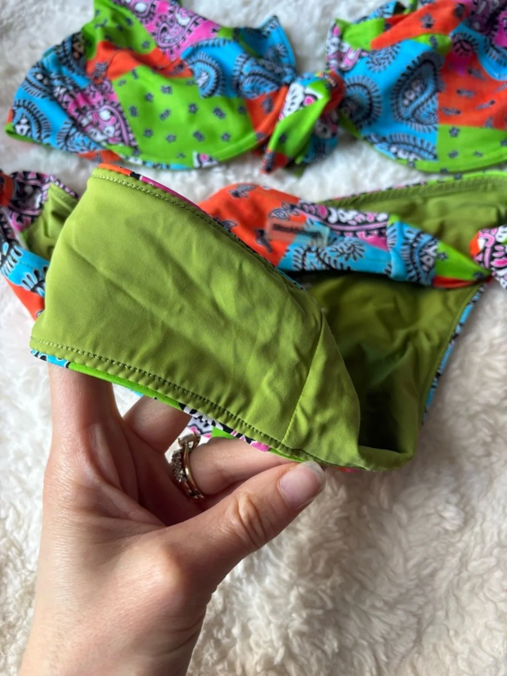 NWOT blackbough swim • paisley bikini - Picture 4 of 5